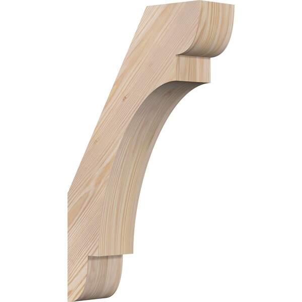 Ekena Millwork 3 1/2"W x 12"D x 20"H Olympic Smooth Knee Brace, Douglas Fir BRC04X12X20OLY00SDF - main